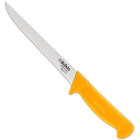 Coltello per Disosso Stretto Lama 13 cm Bufalo S97/13 Manico Giallo