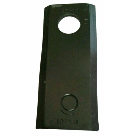 Coltello per falciatrice lunghezza 122mm foro Ø 18,25mm