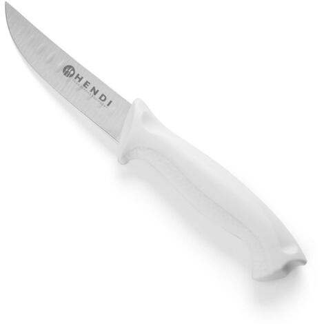 Coltello per formaggio con taglio sferico HACCP 190mm - bianco - HENDI 842256