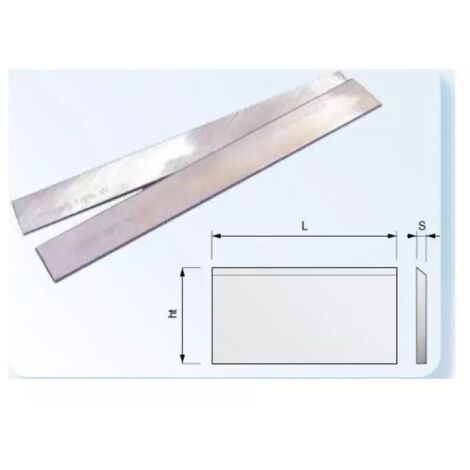 COLTELLO PER PIALLA IN HSS 18%W 300x30x3 mm