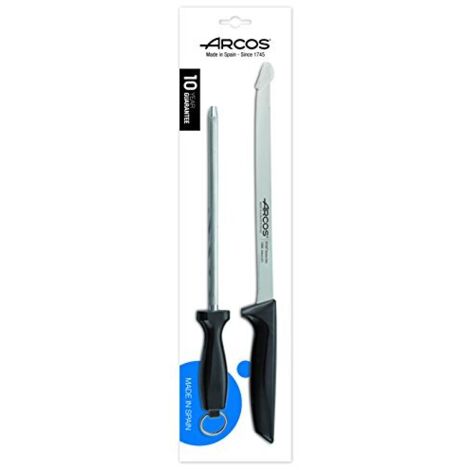 COLTELLO PER PROSCIUTTO+AFFILACOLTELLI NIZZA