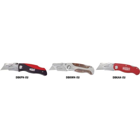 Coltello pieghevole Bessey dbkah-eu manico in alluminio blocco di sicurezza cambio rapido