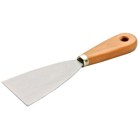 COLTELLO PITTORE IN ACCIAIO MANICO IN LEGNO 2CM - NESPOLI - 48315 2