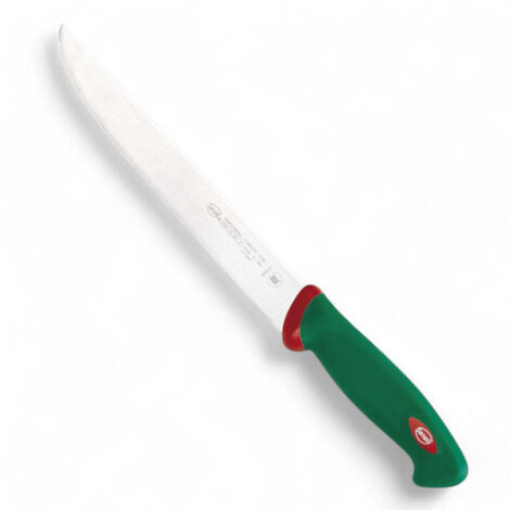 Coltello professionale da cucina con lama 24 cm in acciaio per carni arrosto e bollite Sanelli