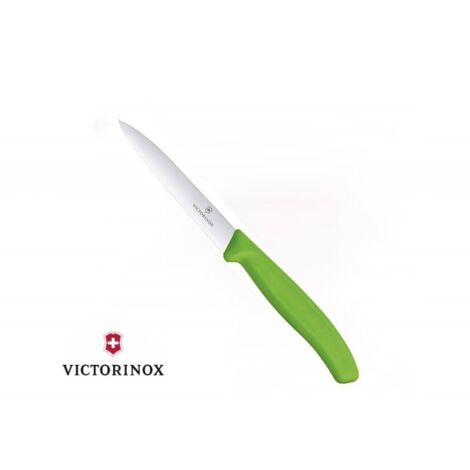 Coltello seghettato per verdure, lunghezza 100/212 mm - verde