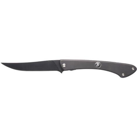 COLTELLO SERRAMANICO LAMA BRUNITA E MANICO TITANIO SCURO - BERKEL