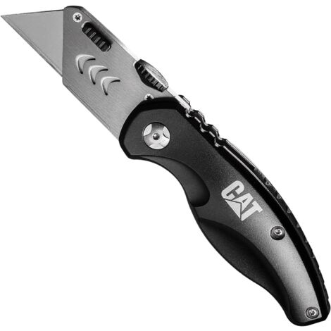 Coltello serramanico multiuso pieghevole da 16,2cm nero Cat - Caterpillar 980018