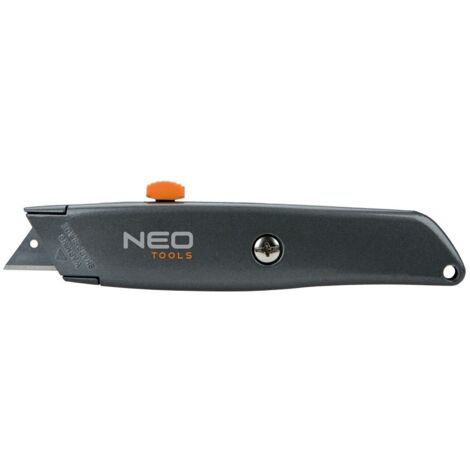 Coltello trapezoidale NEO 18 mm - Metallo, resistente