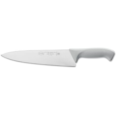 Coltello Trinciante Lama 25 cm Manico Antiscivolo Sanelli Skin Bianco