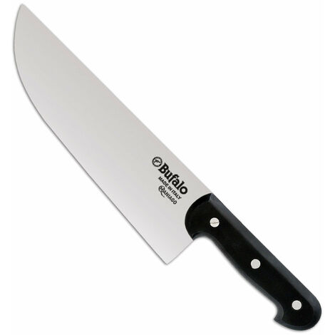 Coltello Trinciante Lama 36 cm Bufalo Mezzo Colpo 196/36 Manico Nero
