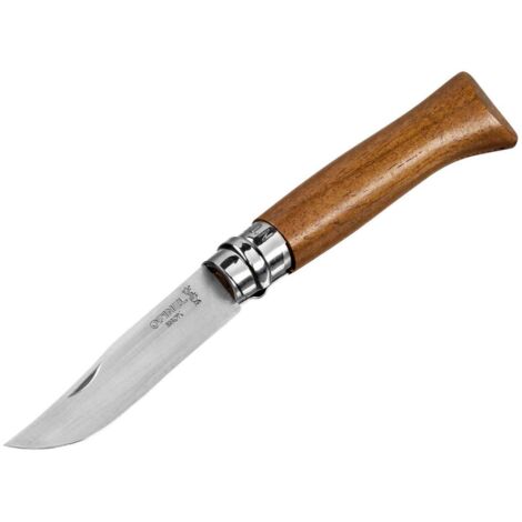 Coltello Virobloc Inox N. 8 Noce Opinel