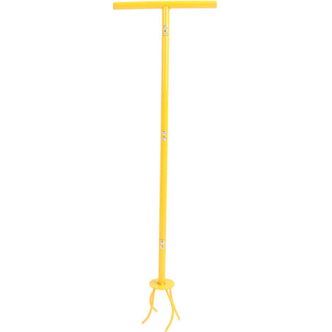 Coltivatore manuale per artigli da giardino a mano con manico lungo in ferro con impugnatura manuale per assorbimento d'acqua di ventilazione