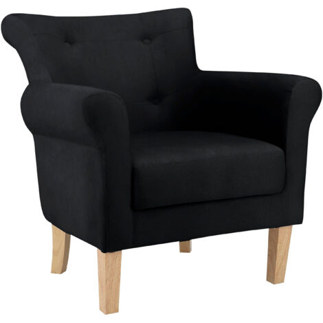 Colton-Chaise rembourrée en tissu tissé gris