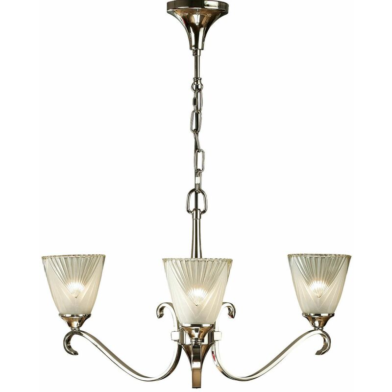 12interiors1900 - Columbia 3-light pendant, nickel and frosted glass