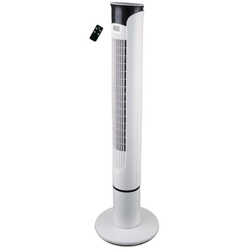 Column Fan - BLACK+DECKER - BXEFT49E - Silent - Oscillating - Remote control