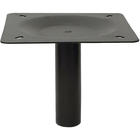 columna ø50 con placa p/alt 205 negro mate solo para bases begga e iza. giratorio