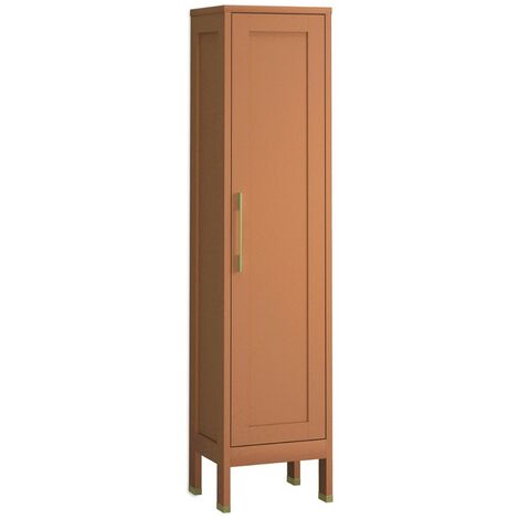 Columna Baño a Suelo 1 Puerta 160 x 35,7 x 32,5cm Sunset Mate Tirador Oro