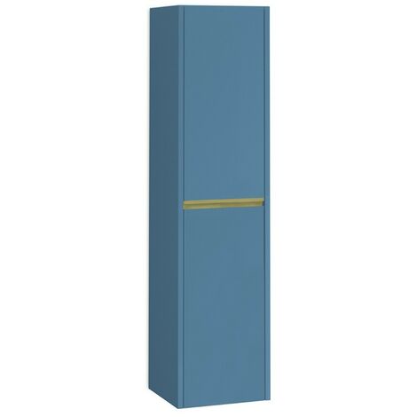 Columna Baño Suspendida 1 Puerta 140 x 34,9 x 32,2cm Island Mate Tirador Oro
