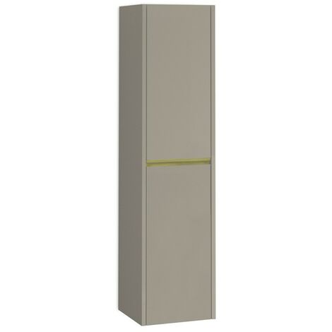 Columna Baño Suspendida 1 Puerta  140 x 34,9 x 32,2cm Moka Tirador Oro