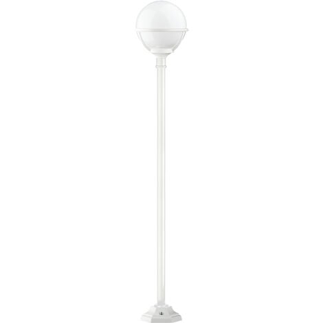 NOVOLUX Columna clásica CLIC-CLAC GLOBO Smooth IP43 E27 42W 1820mm Blanco