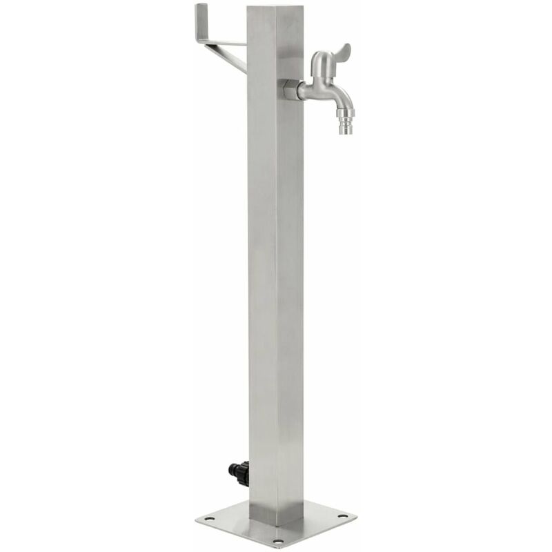 

Columna de agua para jardin acero inoxidable cuadrada 65 cm