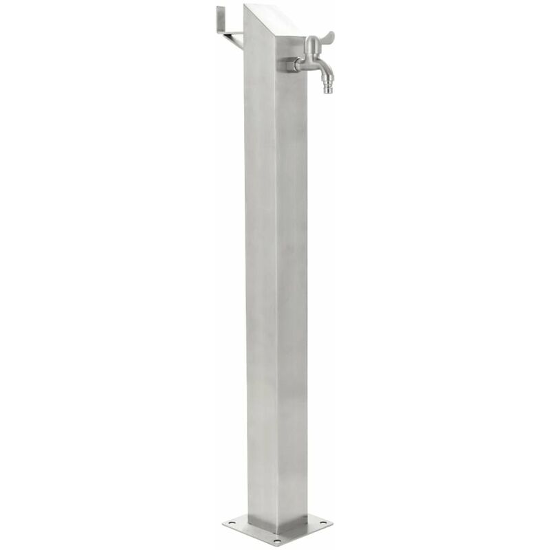 

Columna de agua para jardin acero inoxidable cuadrada 95 cm