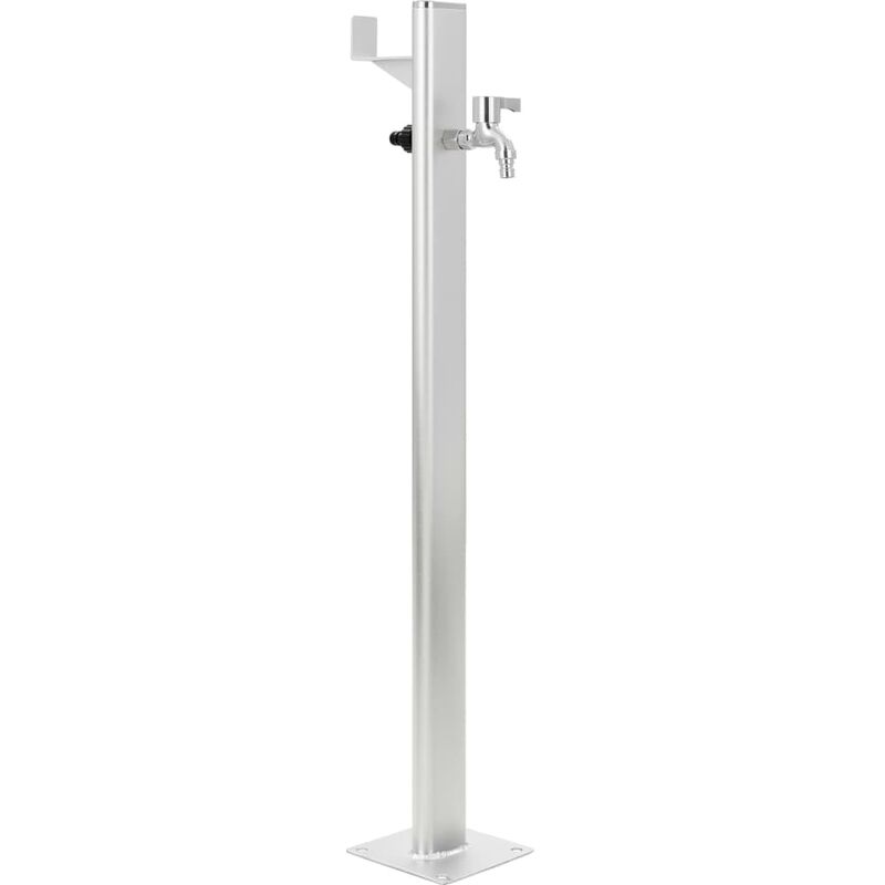 

Columna de agua para jardín aluminio 95 cm - Plateado