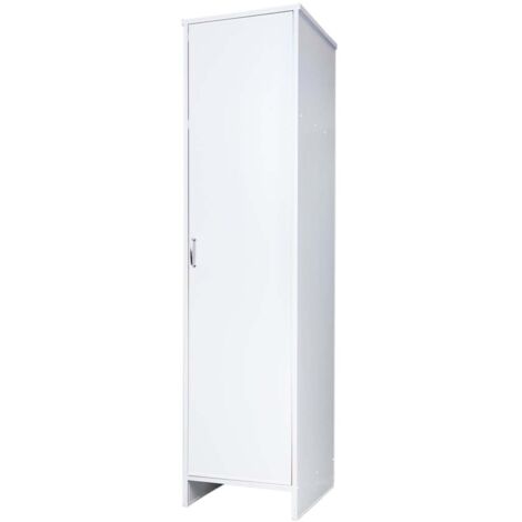 Columna de baño para lavandería en PVC blanco con puerta D8FC9006K Negrari