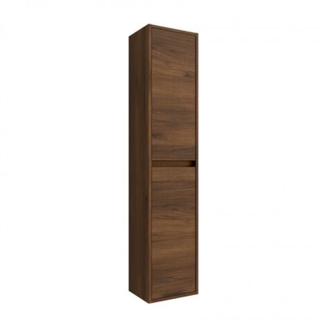 CAESAROO Columna de baño suspendida de madera de Roble Eternity roble oscuro