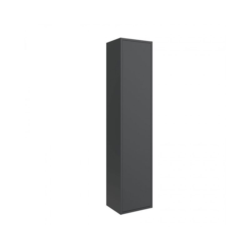 

Columna de baño suspendida Ulisse de madera Negro mate | negro