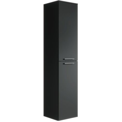 Columna de baño Venus 30 x 30 x 160 cm color negro columna colga