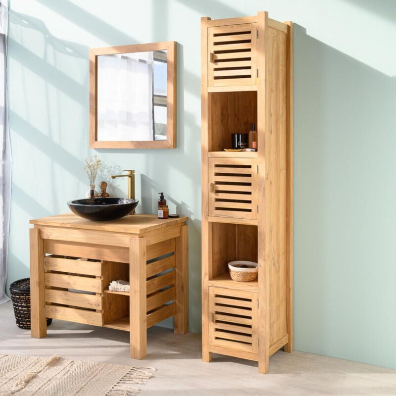 

Columna de cuarto de baño de teca Natura 2 m