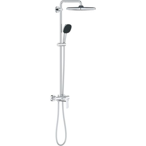 Columna de ducha con mezclador monomando GROHE Vitalio Comfort Cromo