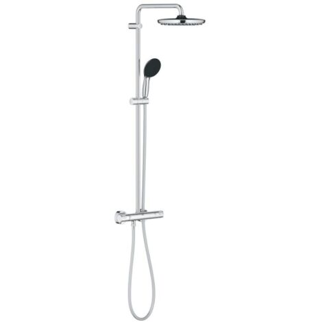 Columna de ducha con mezclador termostático GROHE Vitalio Start System Cromo