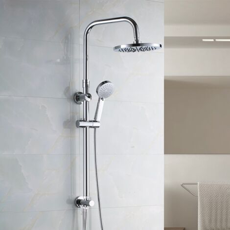Columna de Ducha Cromada Serie Papete con Ducha 3 Jets