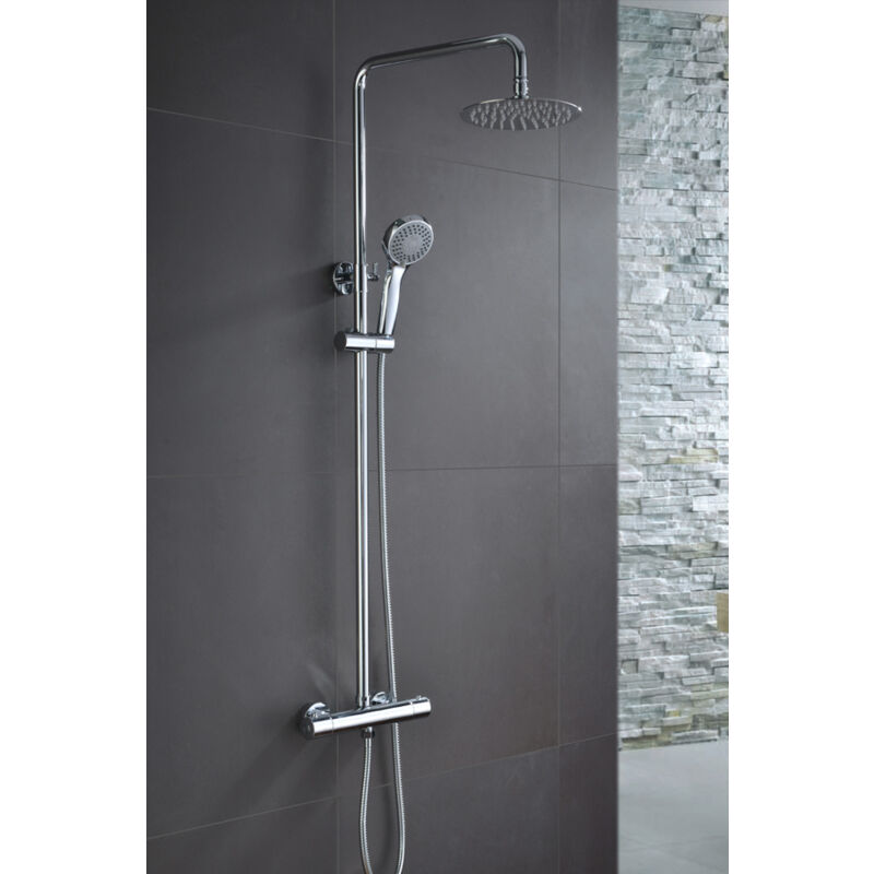 

Columna de ducha de acero inoxidable termostatica Serie Londres - IMEX