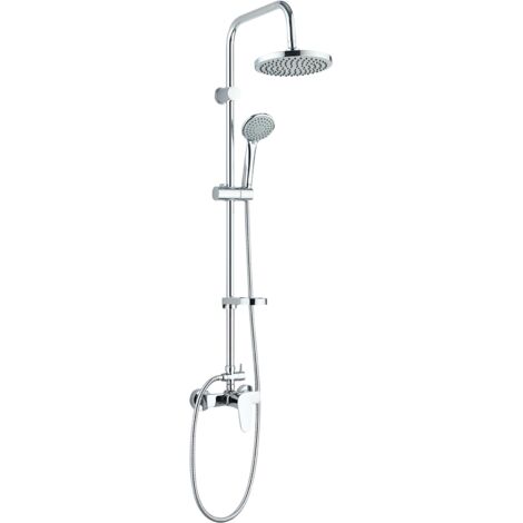 Columna de ducha de pared con grifo cromado Intra