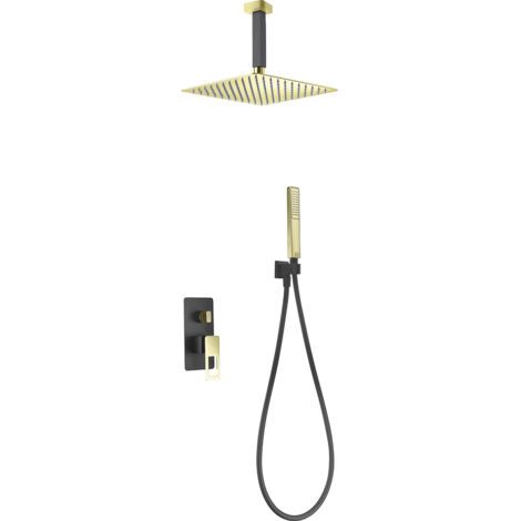 Columna de ducha empotrada Estocolmo negro [ IMEX® ]