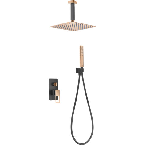 Columna de ducha empotrada Estocolmo negro [ IMEX® ]