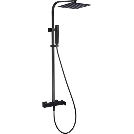 Columna de ducha mecánica Kiara en negro - Negro