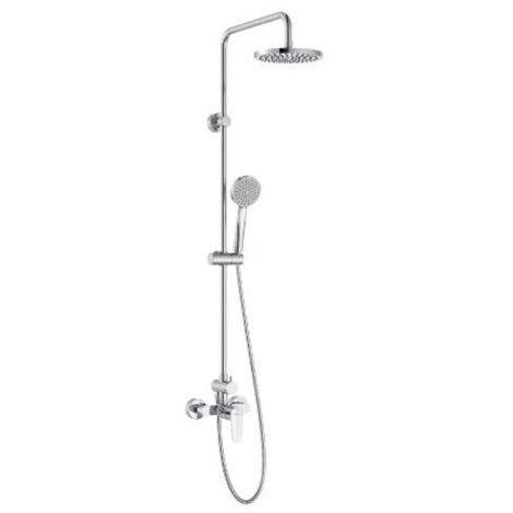 Columna de ducha monomando Roca Victoria M-Basic con altura fija Cromado