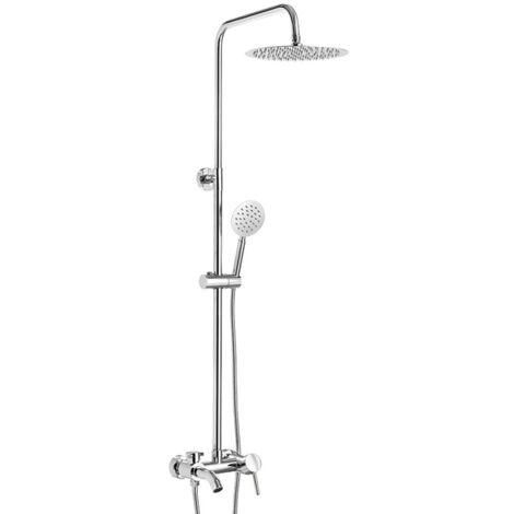 Columna de ducha para bañera, Cromo