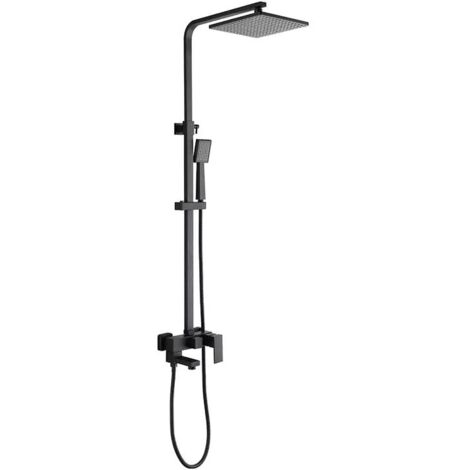 Columna de ducha para bañera, Negro