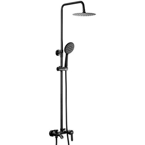 Columna de ducha para bañera, Negro