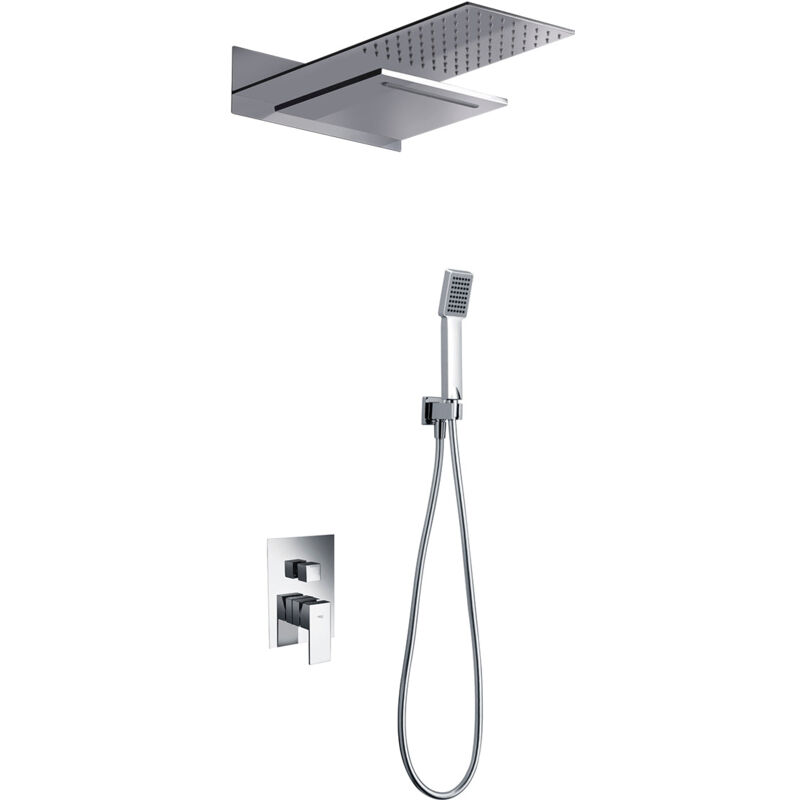Imex GTR049 rodas Conjunto de Ducha Empotrado Termostático Cromo - ref: GTR049
