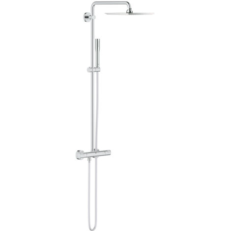 Columna de ducha termostática GROHE QUICKFIX cubo 230 mm