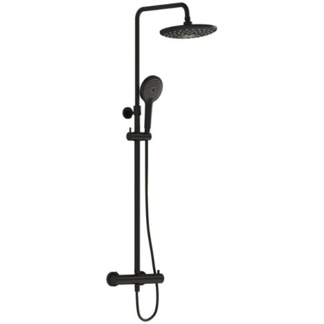 Columna de ducha VITRA Aquaheat Bliss 240 negro mate