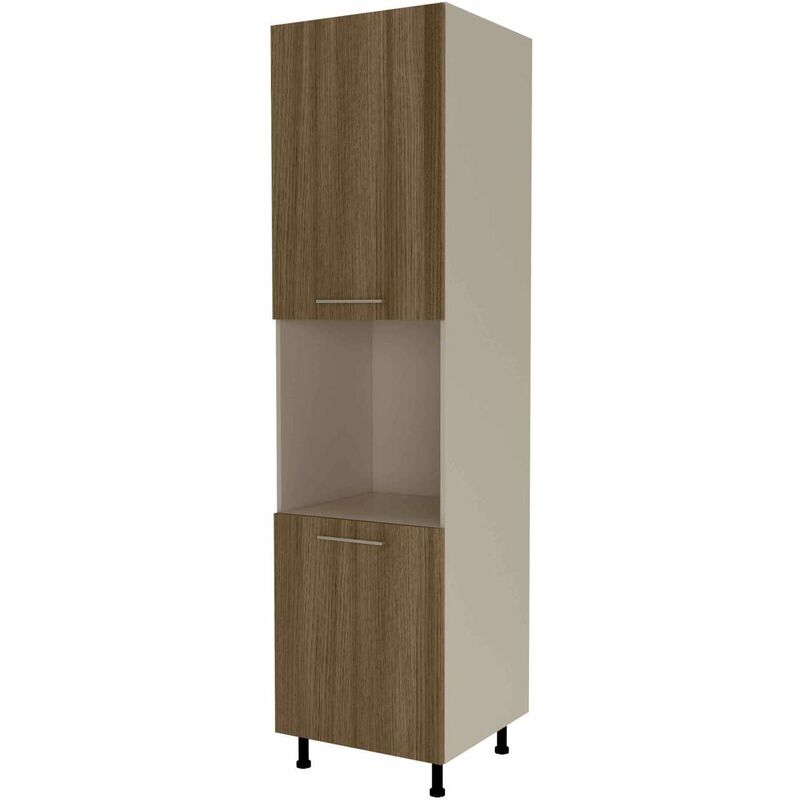 

Columna horno con 2 puertas en varios acabados diferentes 235 cm(alto)60 cm(ancho)60 cm(largo) Color NOGAL NOCETO