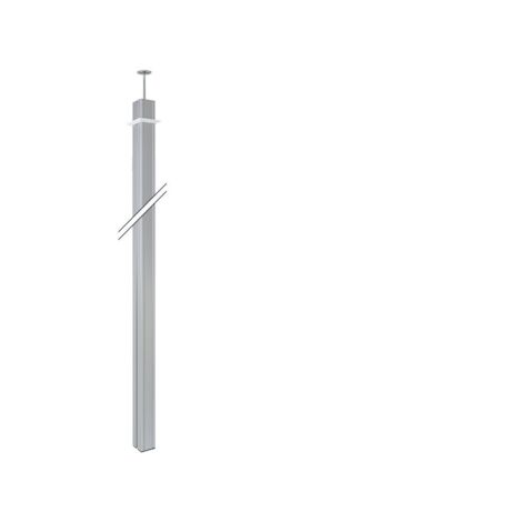 Columna número 2B K45 3m C45 2 caras anodizado SIMON ALK2200/8