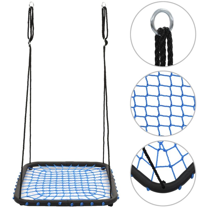 

Columpio 104x76 cm 200 kg azul